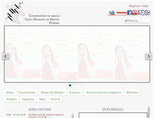 Tablet Screenshot of conservatoriopotenza.it
